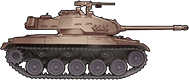 Sideview of M41 Bulldog